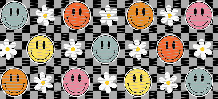 16oz Distressed Checkered-DC-131